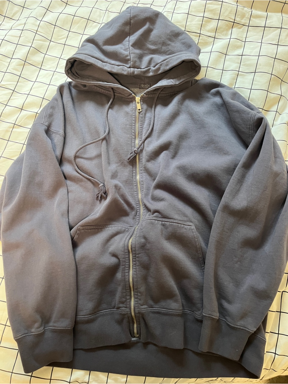 Brandy Melville Zip Up Blue